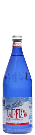 Acqua Frizzante Lauretana 1L in vetro a rendere - consegna a domicilio Fontilio