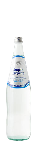 Acqua Leggermente frizzante Santo Stefano 0.75L in vetro a perdere - consegna a domicilio Fontilio