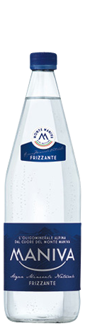 Acqua Frizzante Maniva 1L in vetro a rendere - consegna a domicilio Fontilio