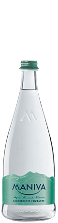 Acqua Leggermente frizzante Maniva 0.75L in vetro a perdere - consegna a domicilio Fontilio