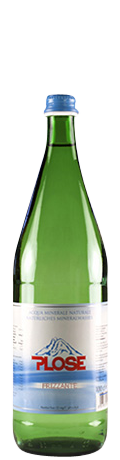 Acqua Frizzante Plose 1L in vetro a perdere - consegna a domicilio Fontilio