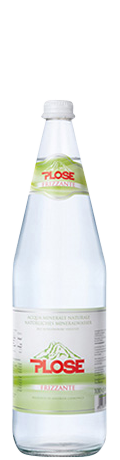 Acqua Frizzante Plose 1L in vetro a rendere - consegna a domicilio Fontilio