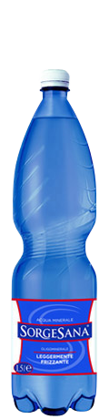 Acqua Leggermente frizzante Sorgesana 1.5 litri Plastica