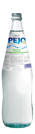 Acqua Leggermente frizzante Pejo 1L in vetro a rendere - consegna a domicilio Fontilio