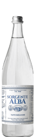 Acqua Frizzante Alba 1L in vetro a rendere - consegna a domicilio Fontilio