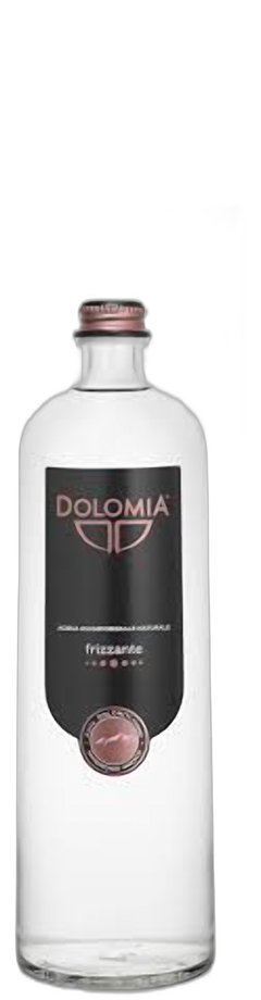 Acqua Frizzante Dolomia 1L in vetro a rendere - consegna a domicilio Fontilio