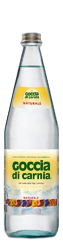 Acqua Naturale Goccia di Carnia 1L in vetro a rendere - consegna a domicilio Fontilio