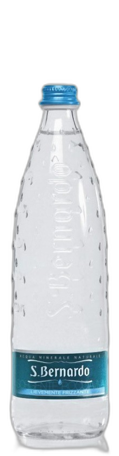 Acqua Leggermente frizzante San Bernardo 0.75L in vetro a rendere - consegna a domicilio Fontilio