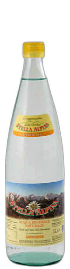 Acqua Naturale Stella Alpina 1L in vetro a rendere - consegna a domicilio Fontilio