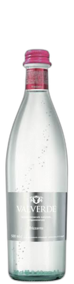 Acqua Frizzante Valverde 0.5L in vetro a rendere - consegna a domicilio Fontilio